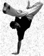 Yan Agate performing Capoeira